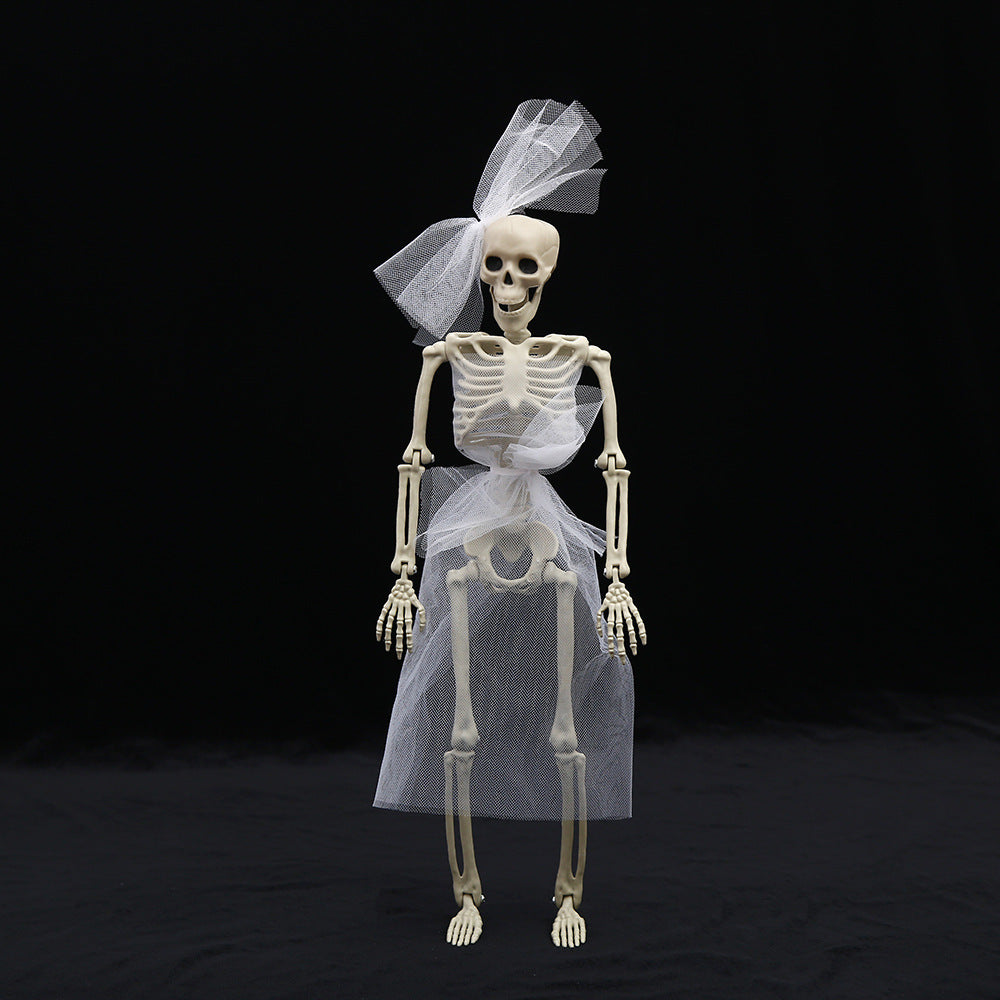Halloween Skull Fish Skeleton Hanger 80cm - Realistic Spooky Decoration