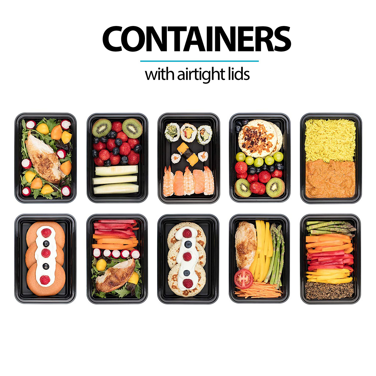 Igluu 1-Compartment Meal Prep Containers 828ml | Reusable & Stackable
