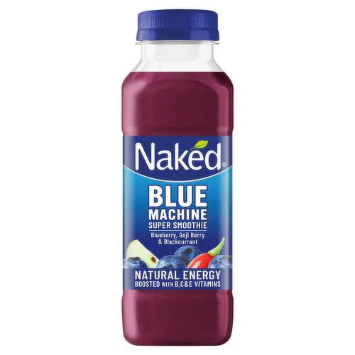9 x Naked Blue Machine Heidelbeer-Smoothie 300ml
