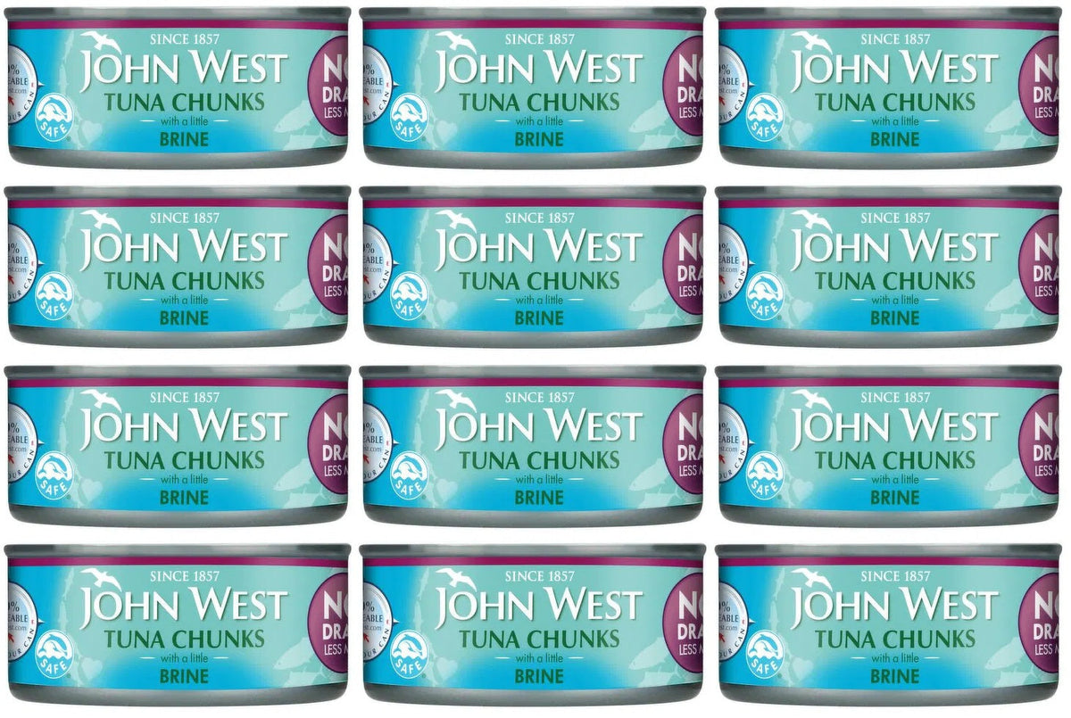 12 x John West Tuna Chunks With A Little Brine 110G