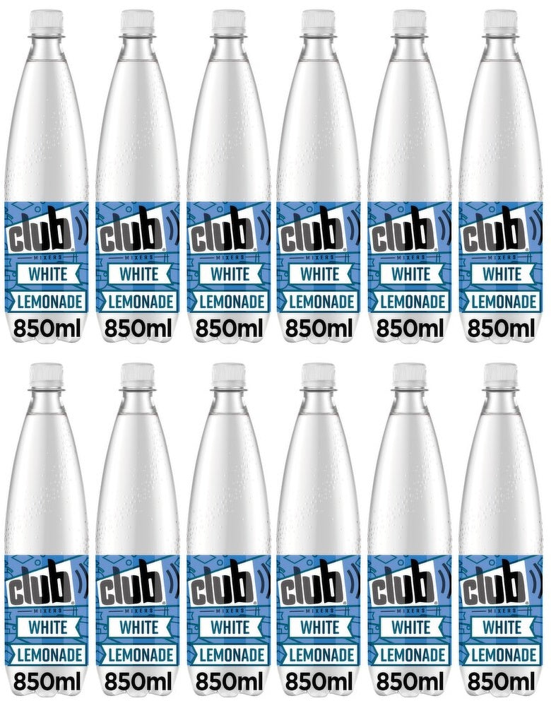 12 x Club Mixers Weiße Limonade 850 ml