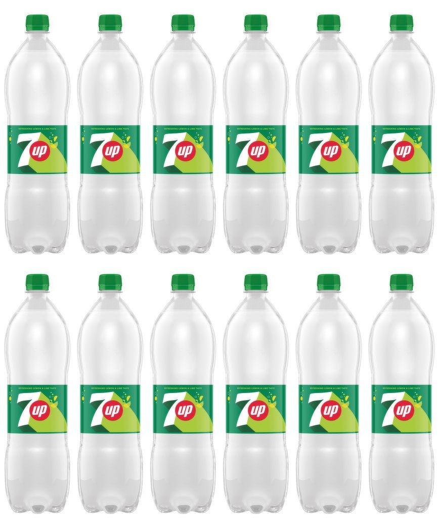 12 x 7Up Erfrischender Zitronen- & Limettengeschmack 1,25 Liter