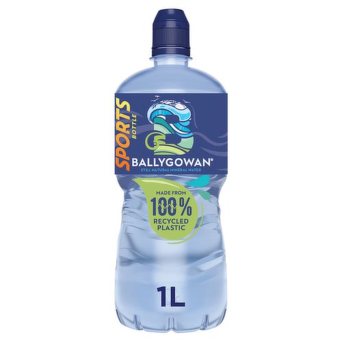 12 x Ballygowan Still Natürliches Mineralwasser Sportflasche 1L