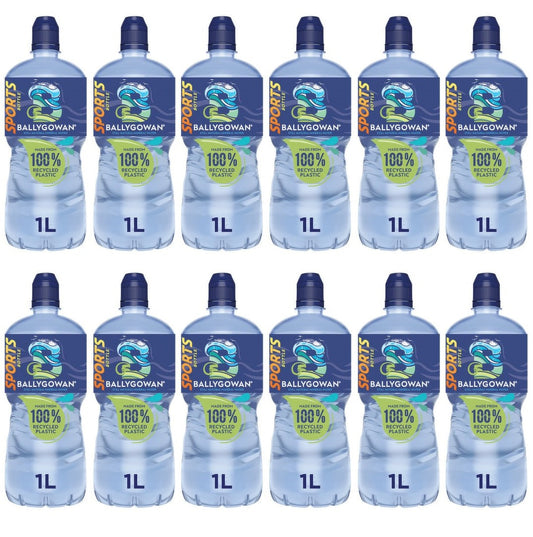 Ballygowan Still Natural Mineral Water Sports Bottle 1L – Case of 12