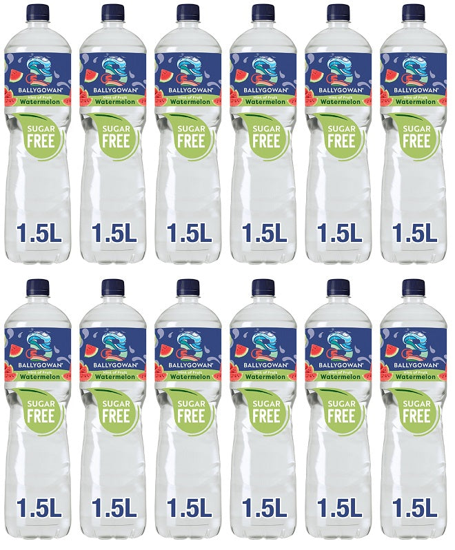 12 x Ballygowan Hauch von Frucht Wassermelone 1,5L