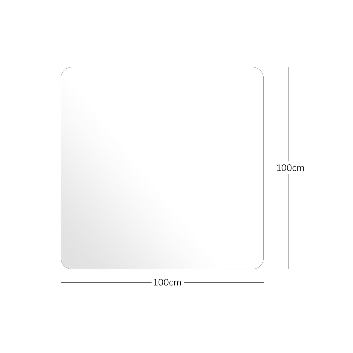 Transparent Chair Mat for Hard Floors | 2mm PVC Floor Protector