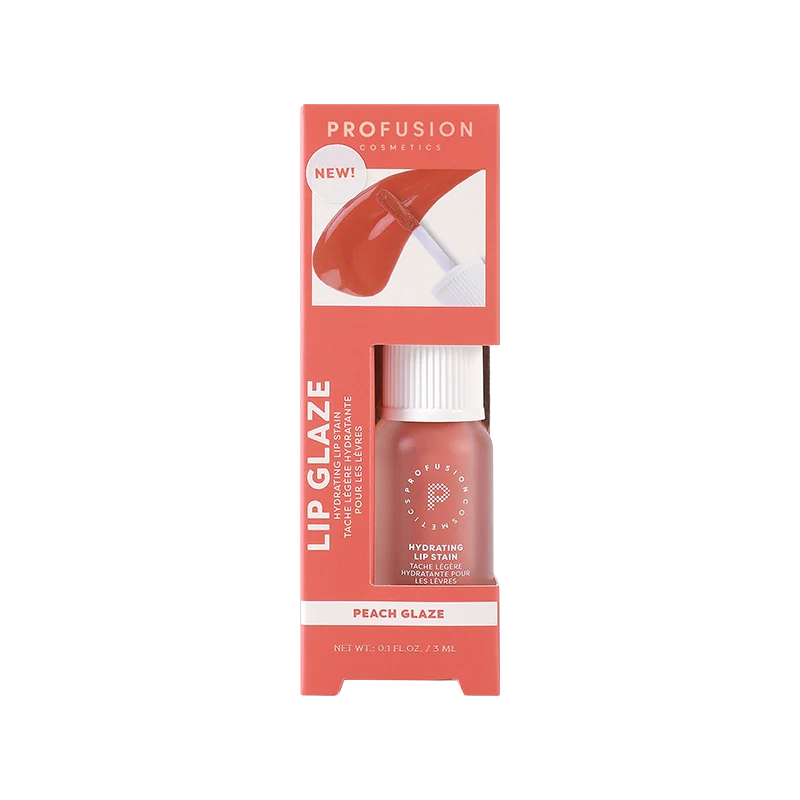 Profusion Cosmetics Lip Glaze — Hydrating Lip Stain with Hyaluronic Acid | 6 Shades