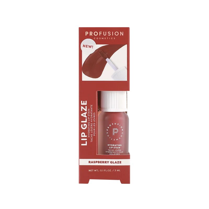Profusion Cosmetics Lip Glaze — Hydrating Lip Stain with Hyaluronic Acid | 6 Shades