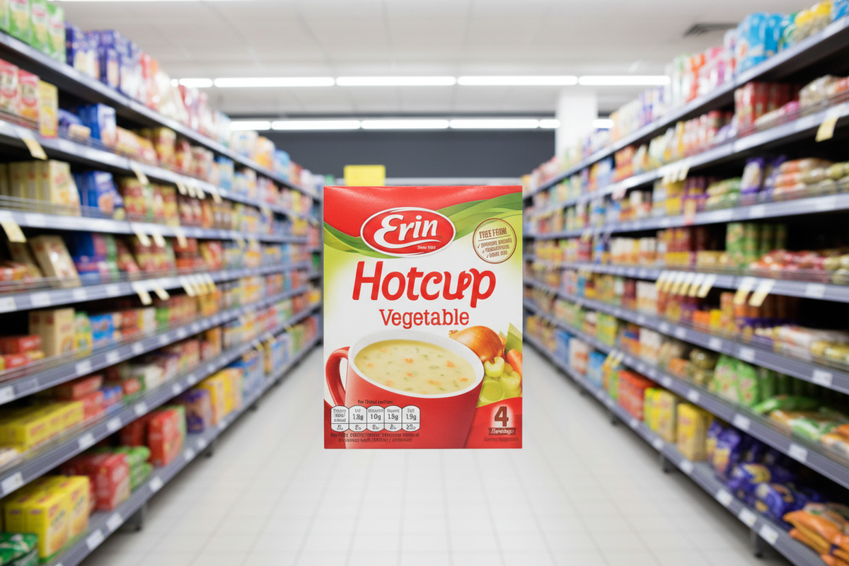12 x Erin Hotcup Original Vegetales 49G