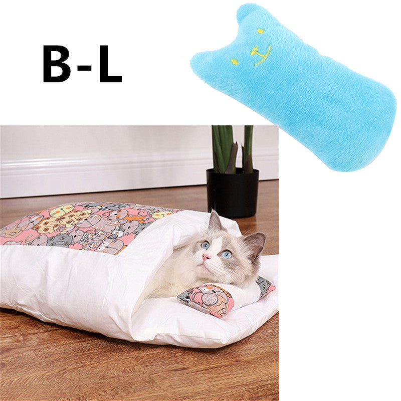 Winter Warm Cat Closed Removable And Washable Quilt