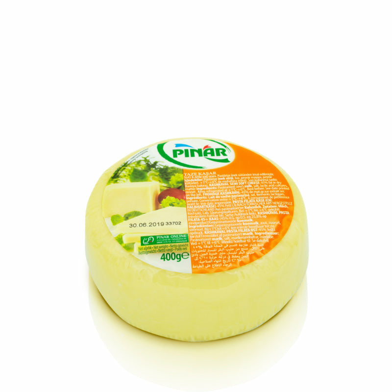 Pinar Kashkaval Cheese (Kasar Peynir) 400 Gr