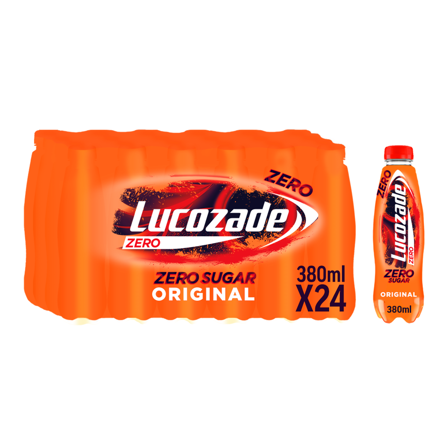 Lucozade Zero Original 380ml - Case of 24