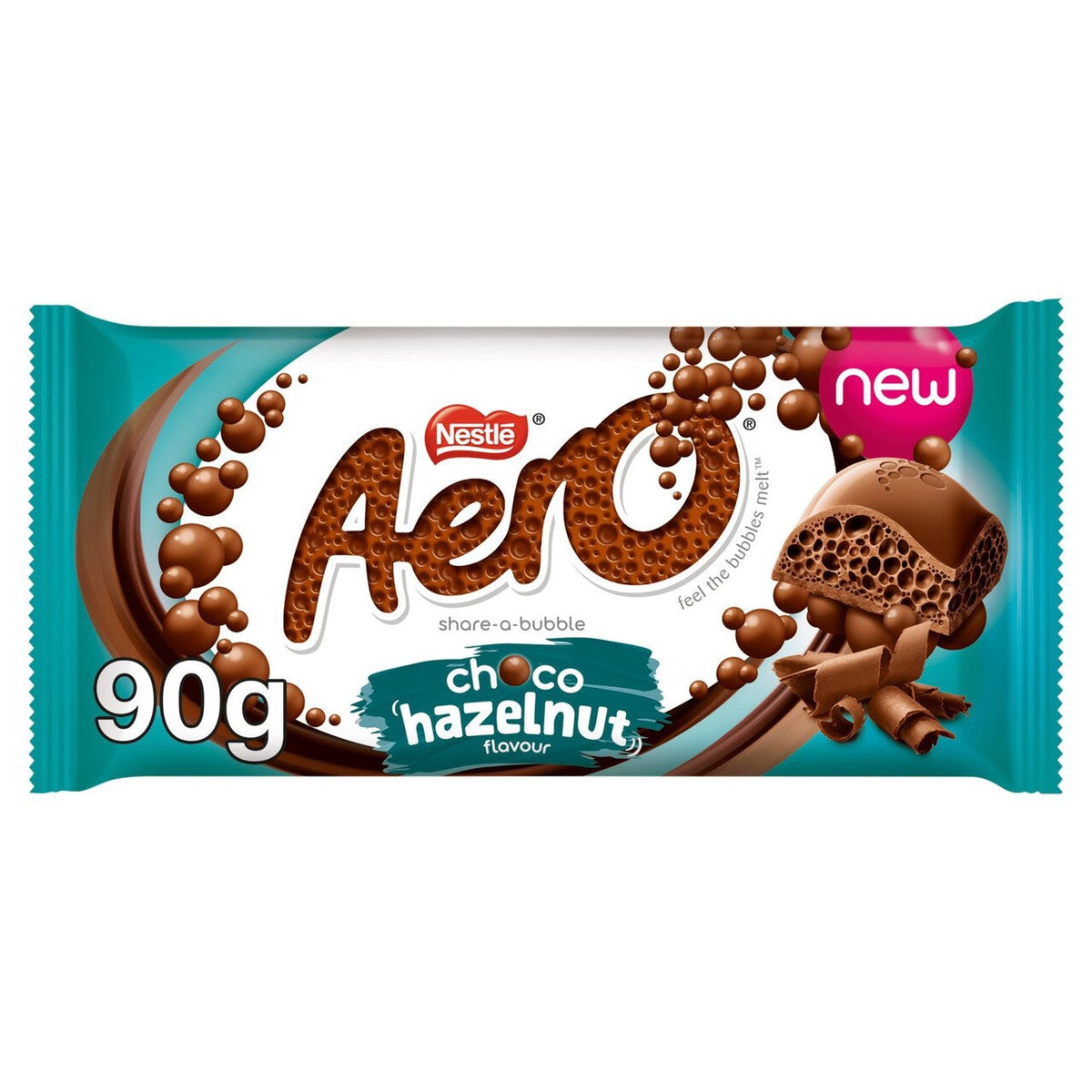 15 x Aero Haselnussgeschmack Schokolade 90g