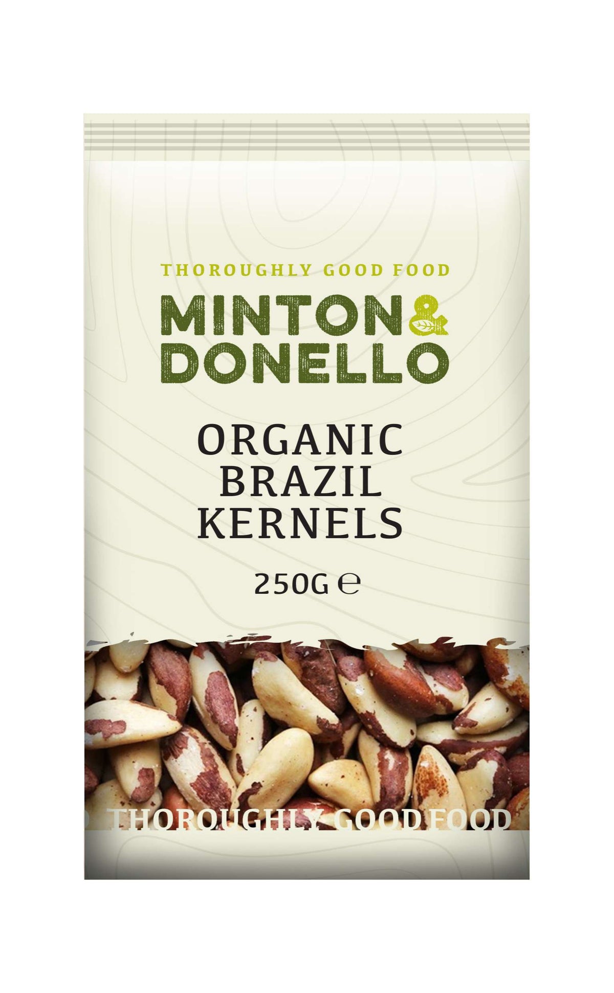 Minton & Donello Organic Brazil Nuts 250g x 6 | Bulk Case