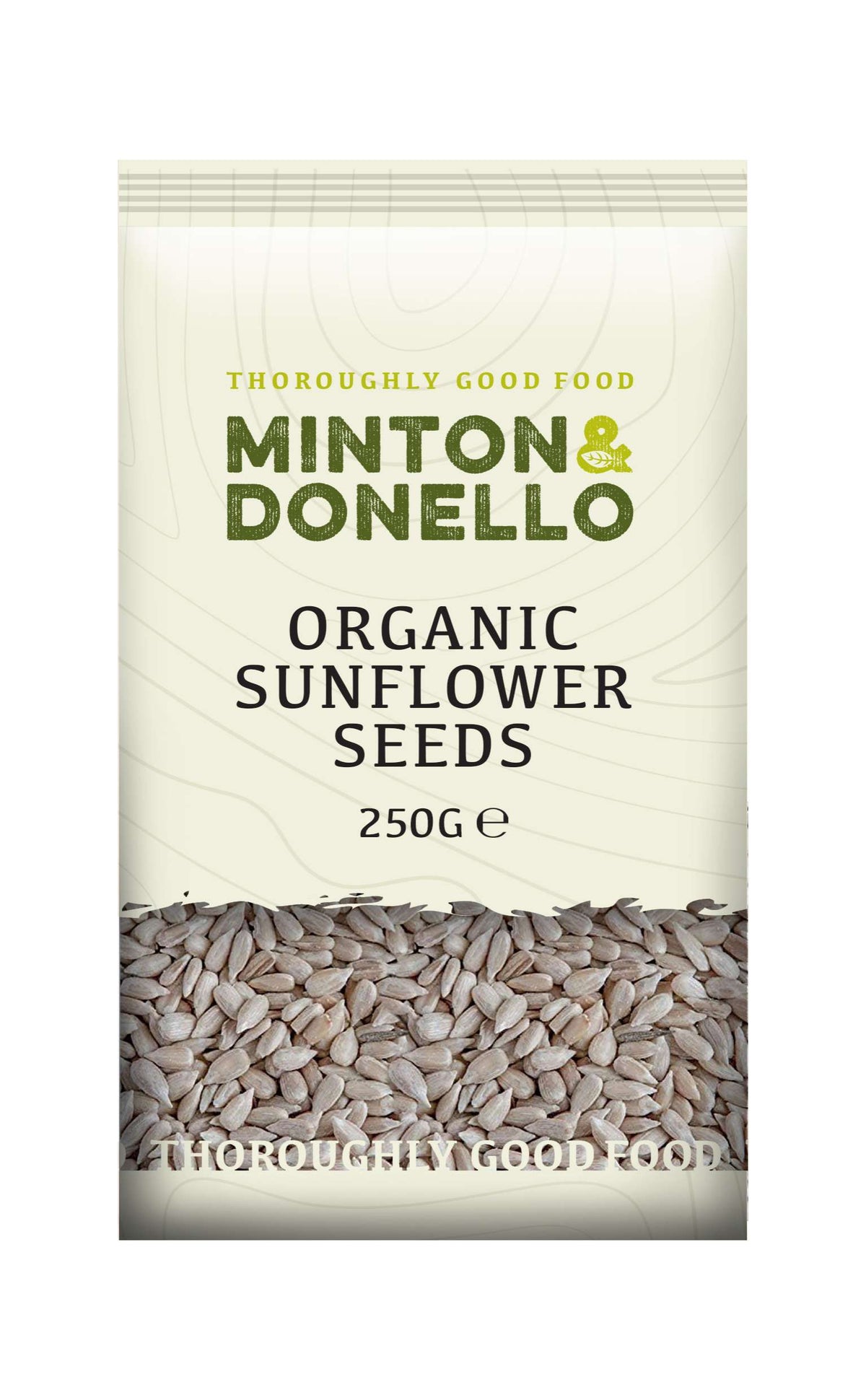6 x Minton & Donello Semillas de Girasol Orgánicas - 250g