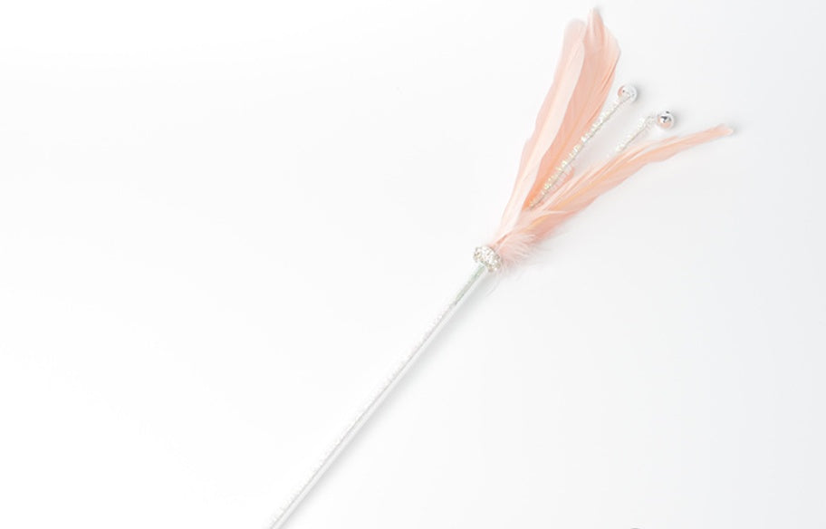 Long feather with bell