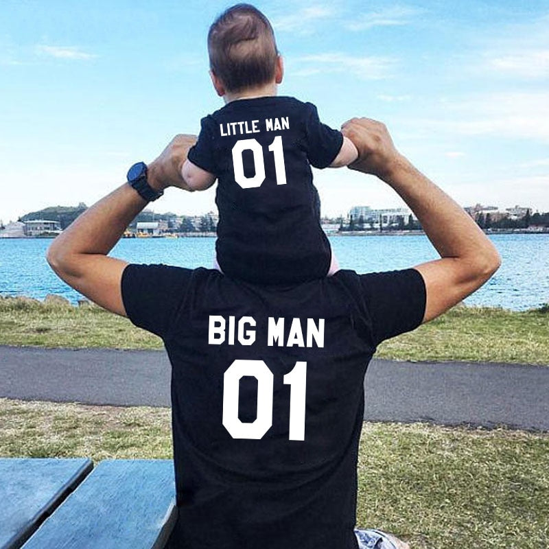 Parent-child cotton T-shirt