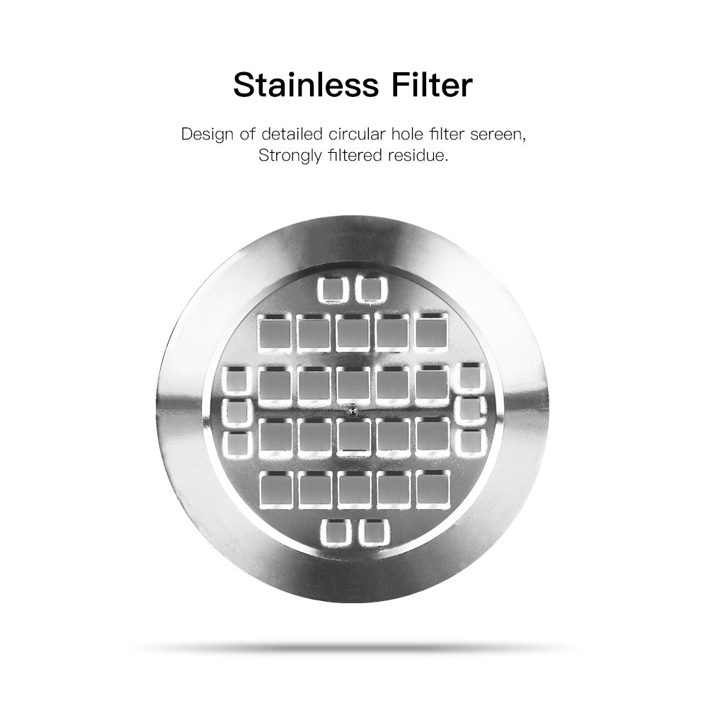 Coffee capsule square hole shell