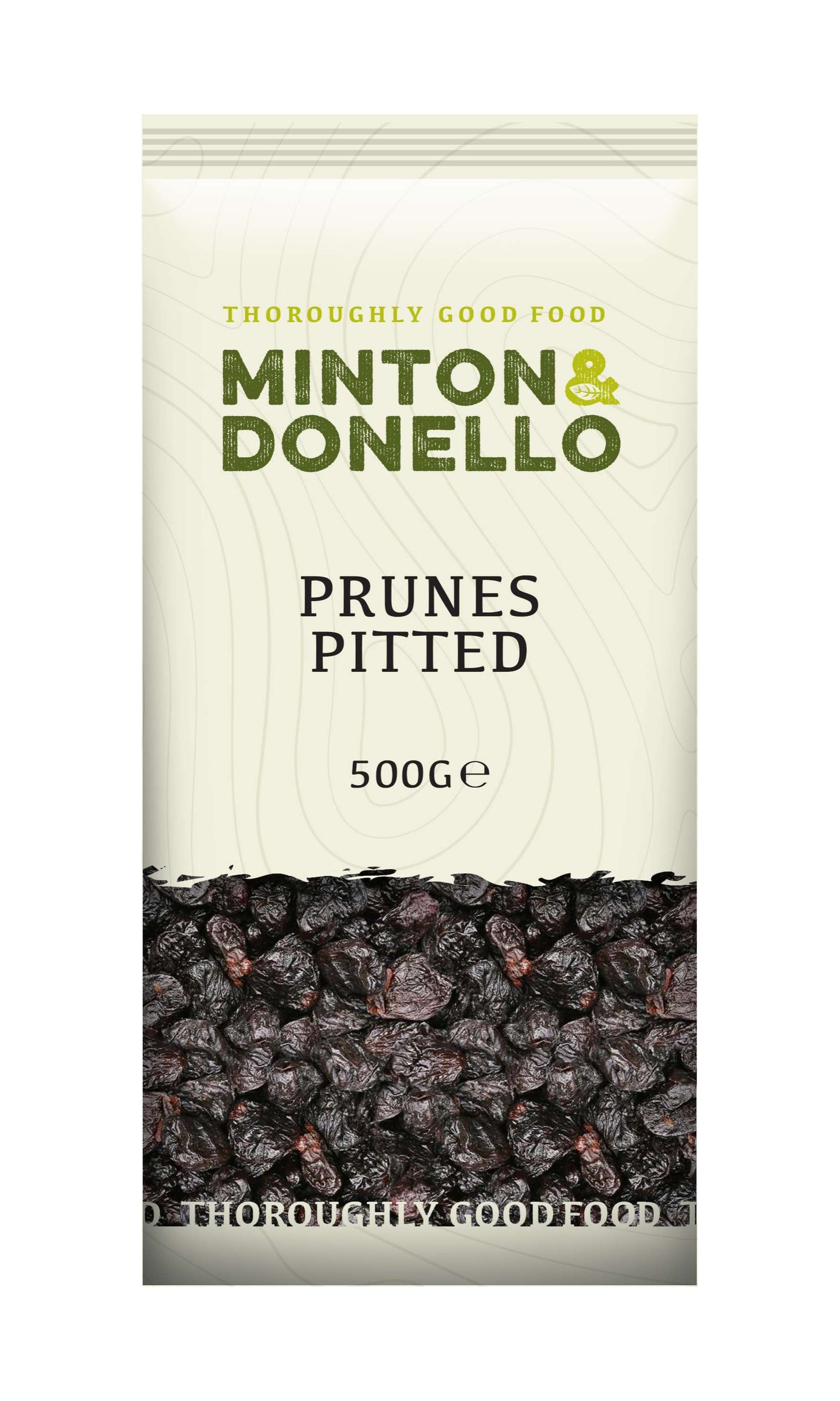 Minton & Donello Pitted Prunes 500g - Pack of 6 (3kg)
