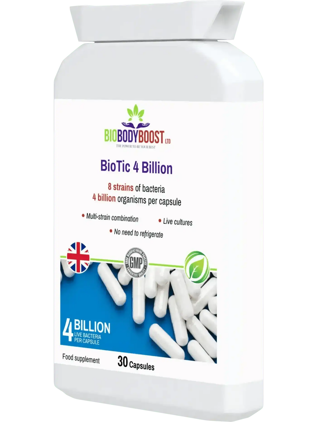 BioTic 4 Billion - Multi-Strain Probiotic