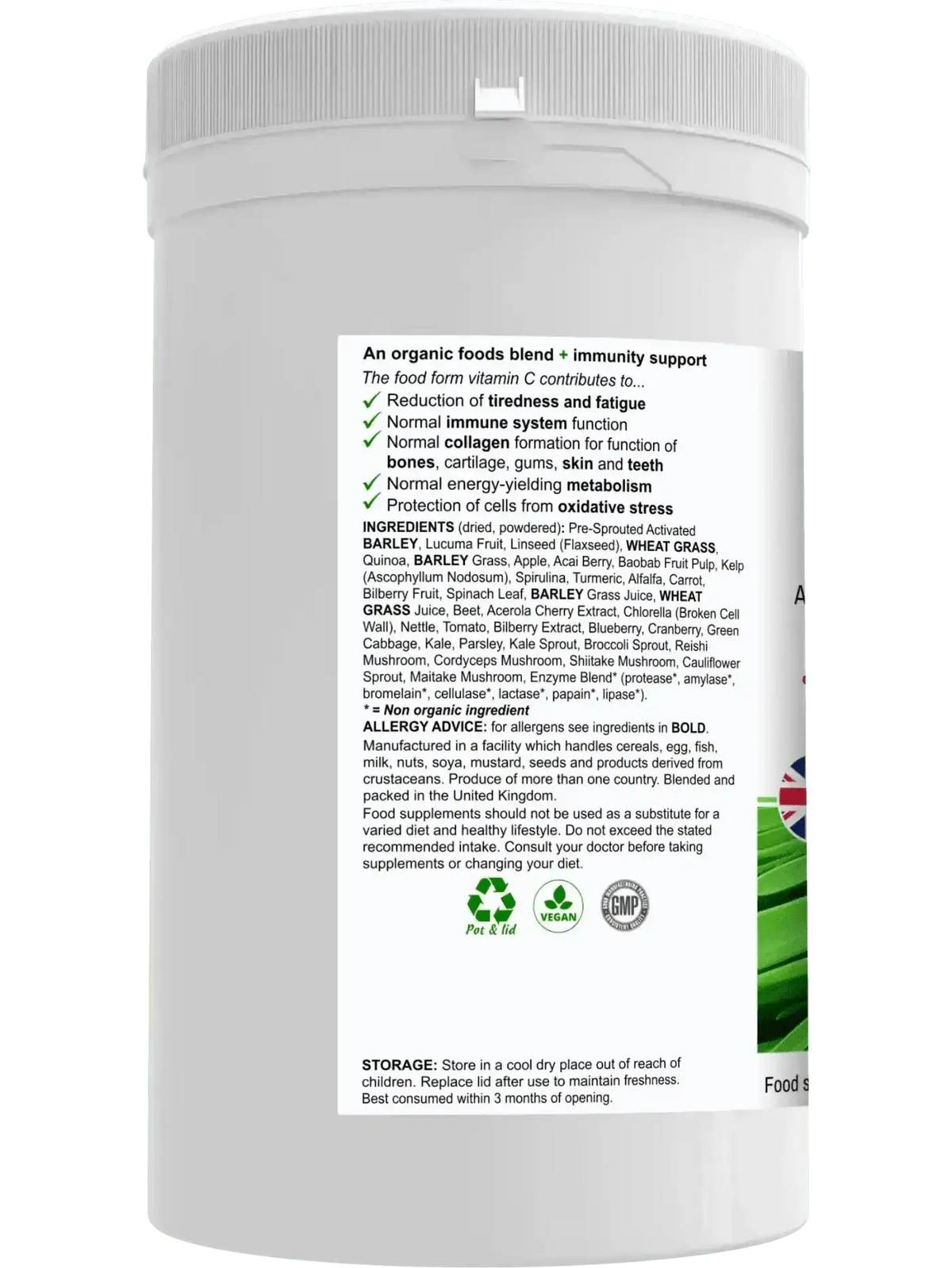 BioGreenz Organic Green Meal Shake - Complete Plant-Based Nutrition