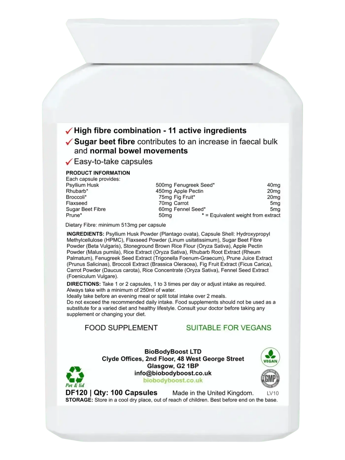 FibreFix - Psyllium Husk Dietary Fibre