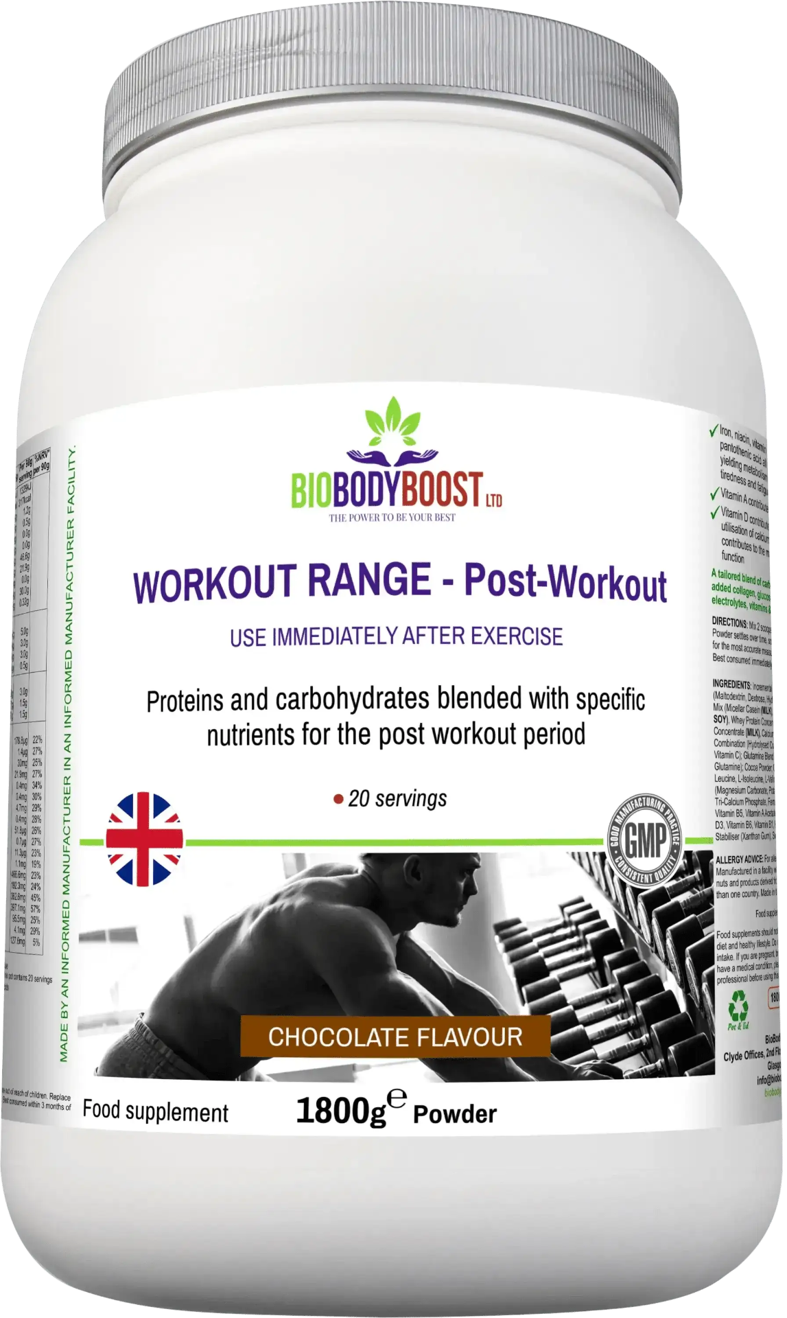 Workout Range - Post-Workout Drink Mix Chocolate