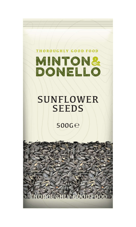 Minton & Donello Sunflower Seeds 500g | Pack of 6