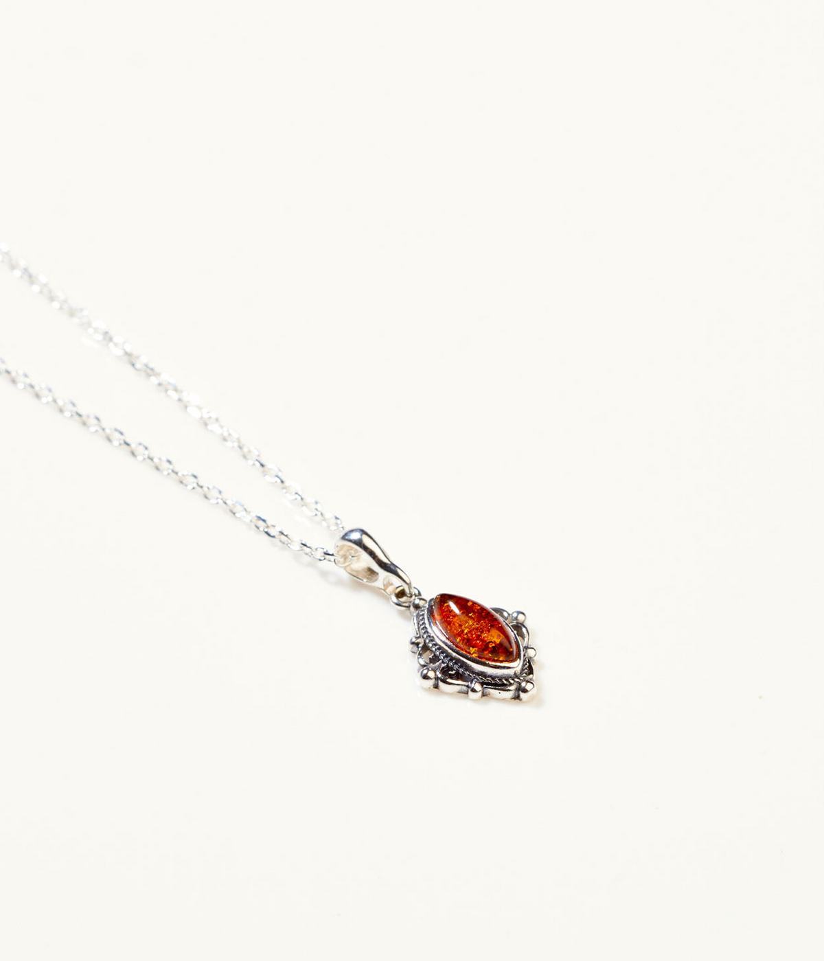 Boho Amber Pendant