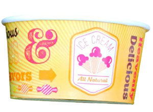 Becher Eiscreme gekühlt 5Oz