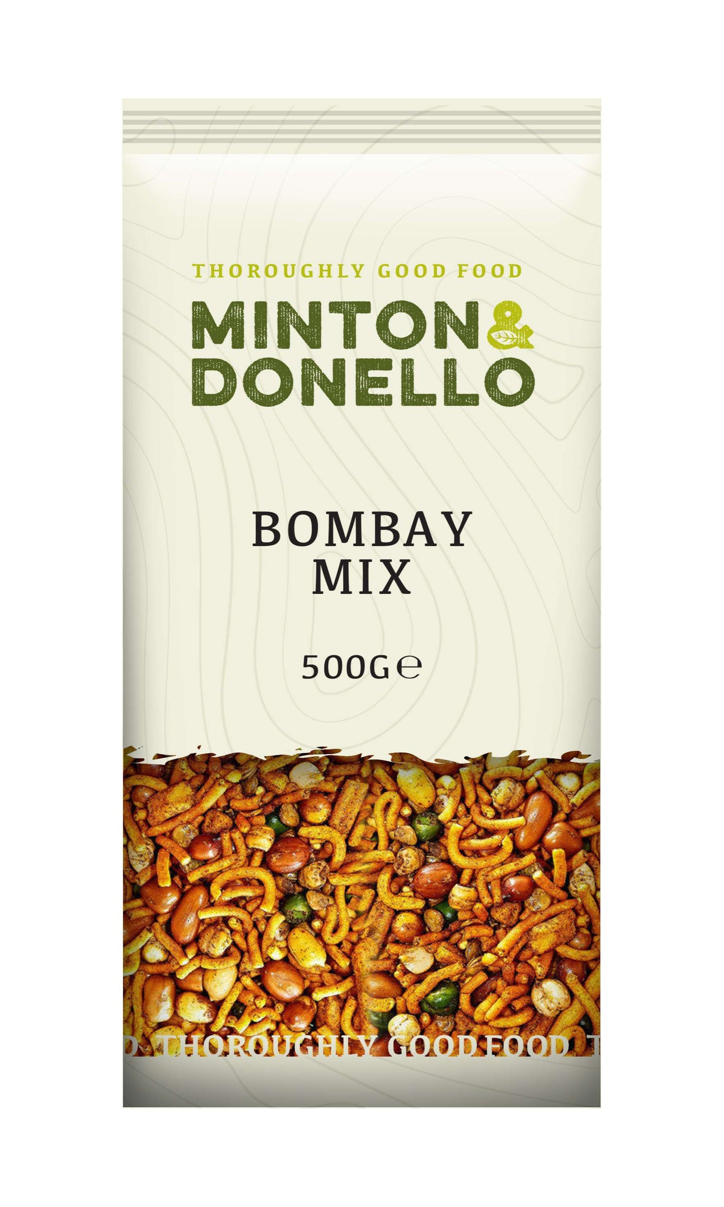 Minton & Donello Bombay Mix – 6 x 500g Großpackung | Authentischer indischer Snack