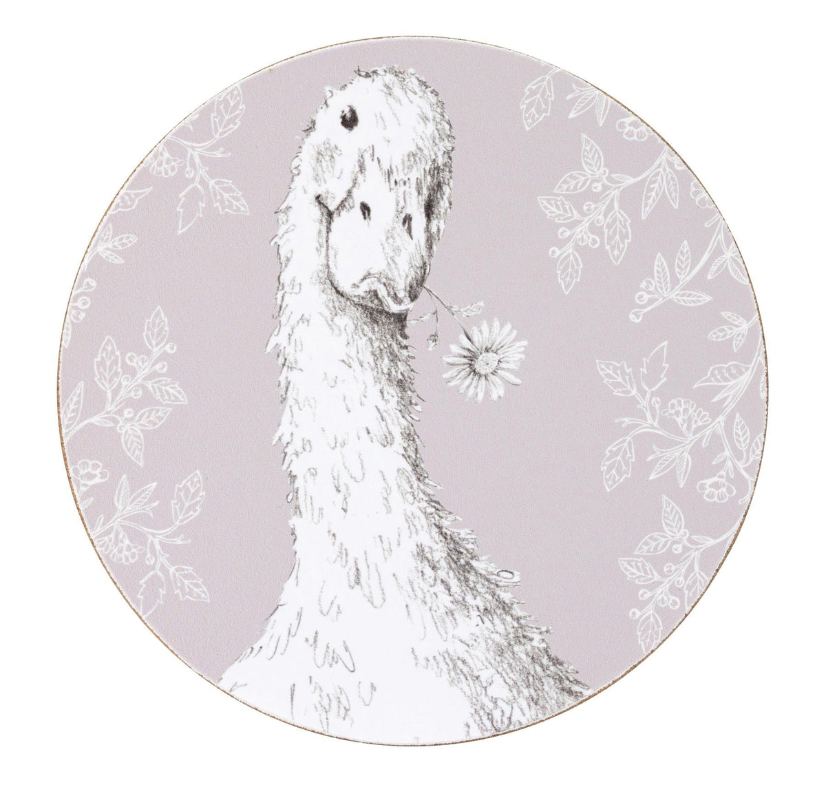 Fieldview Farm - Set of 4 Round Coasters Assorted Design