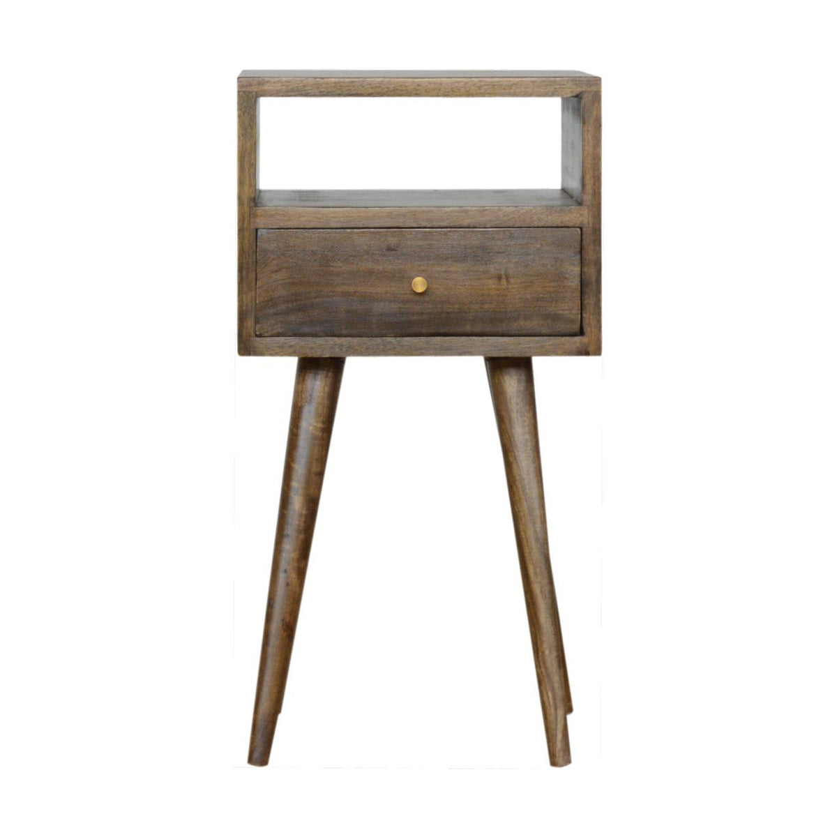 Artisan Mini Grey Washed Bedside Table