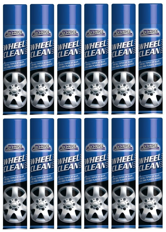 12 x Car-Pride - Limpiador de Llantas 300Ml