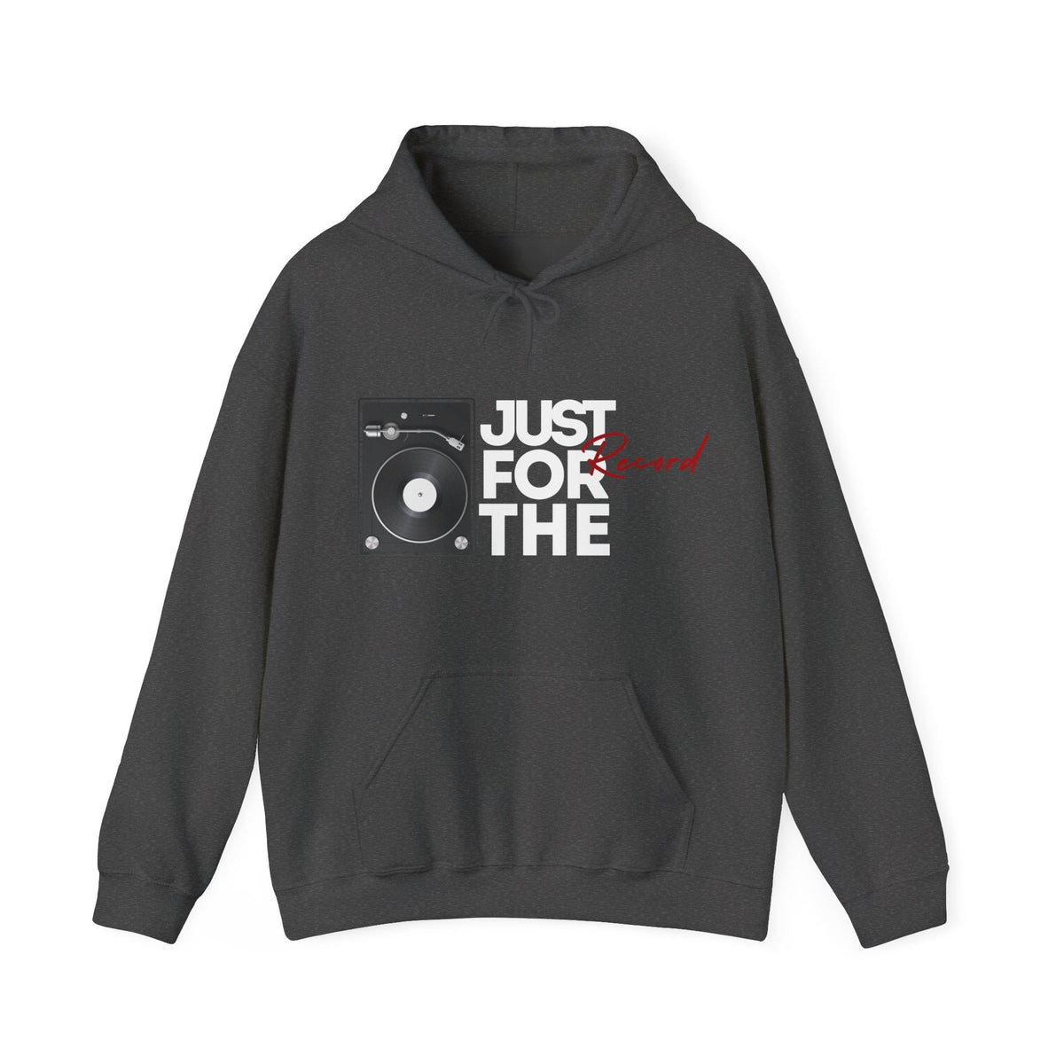 Just for the Record Men's Vinyl Record Hoodie