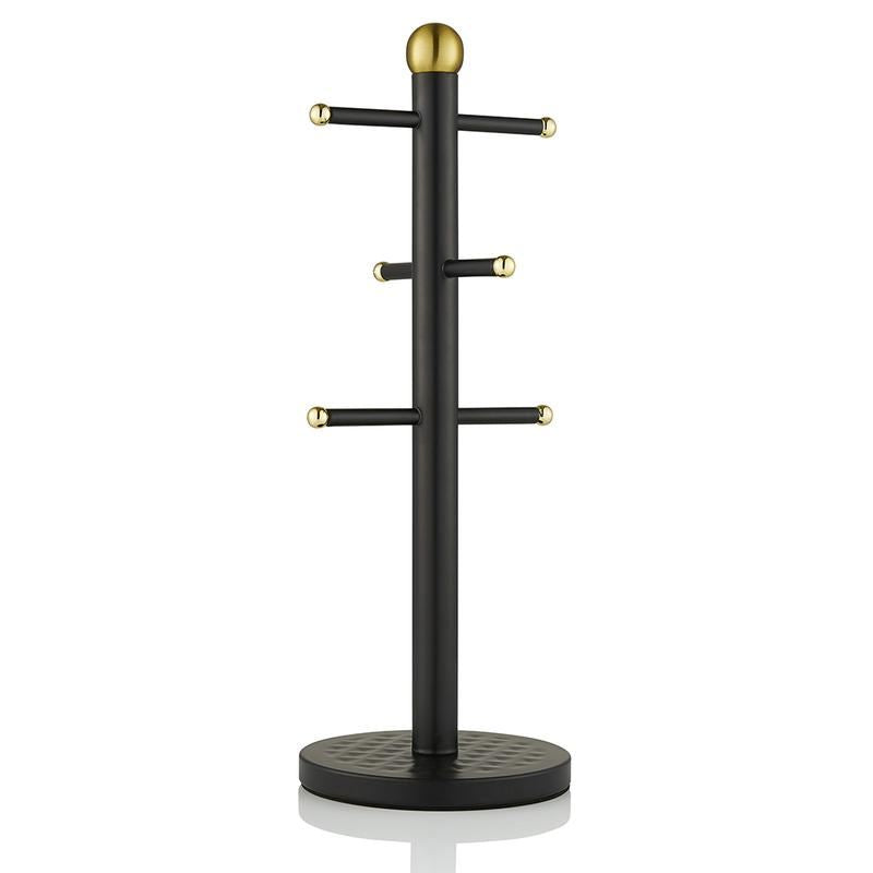 Swan Black Diamond Pattern Gatsby Mug Tree