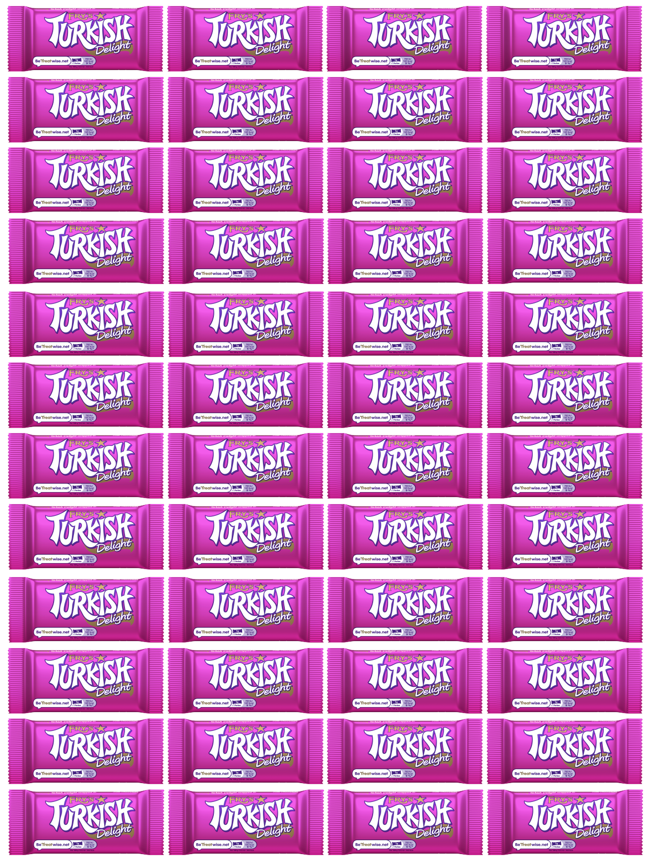 48 x Frys Turkish Delight 51g