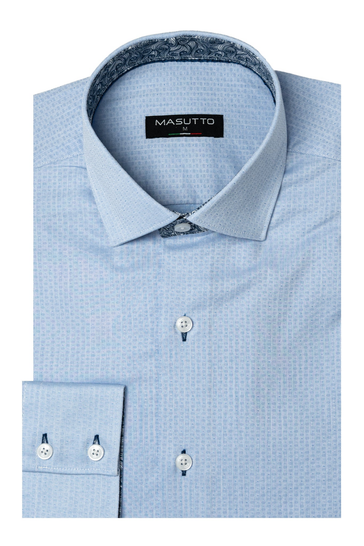 MASUTTO NIKOLA/02 LONG SLEEVE BUTTON DOWN SHIRT