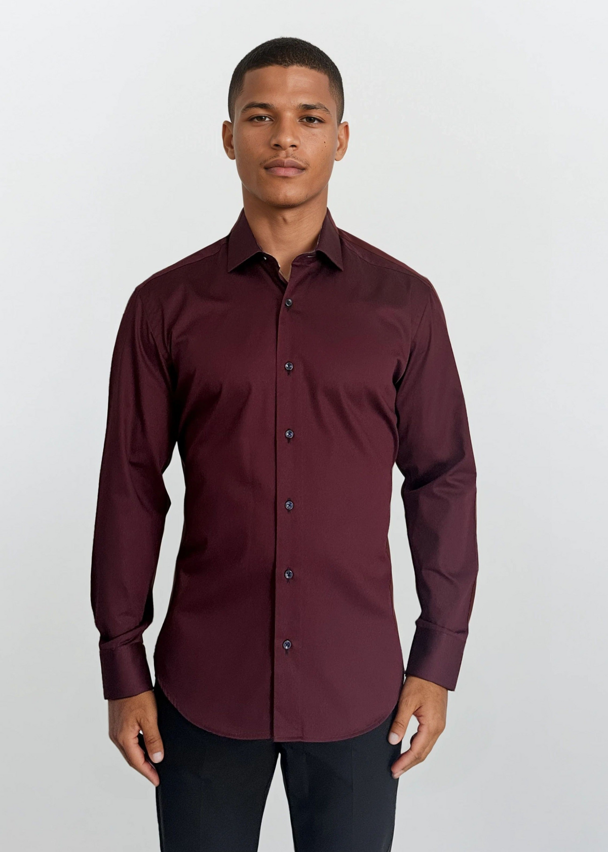 MASUTTO ARIA/29 LONG SLEEVE BUTTON DOWN SHIRT
