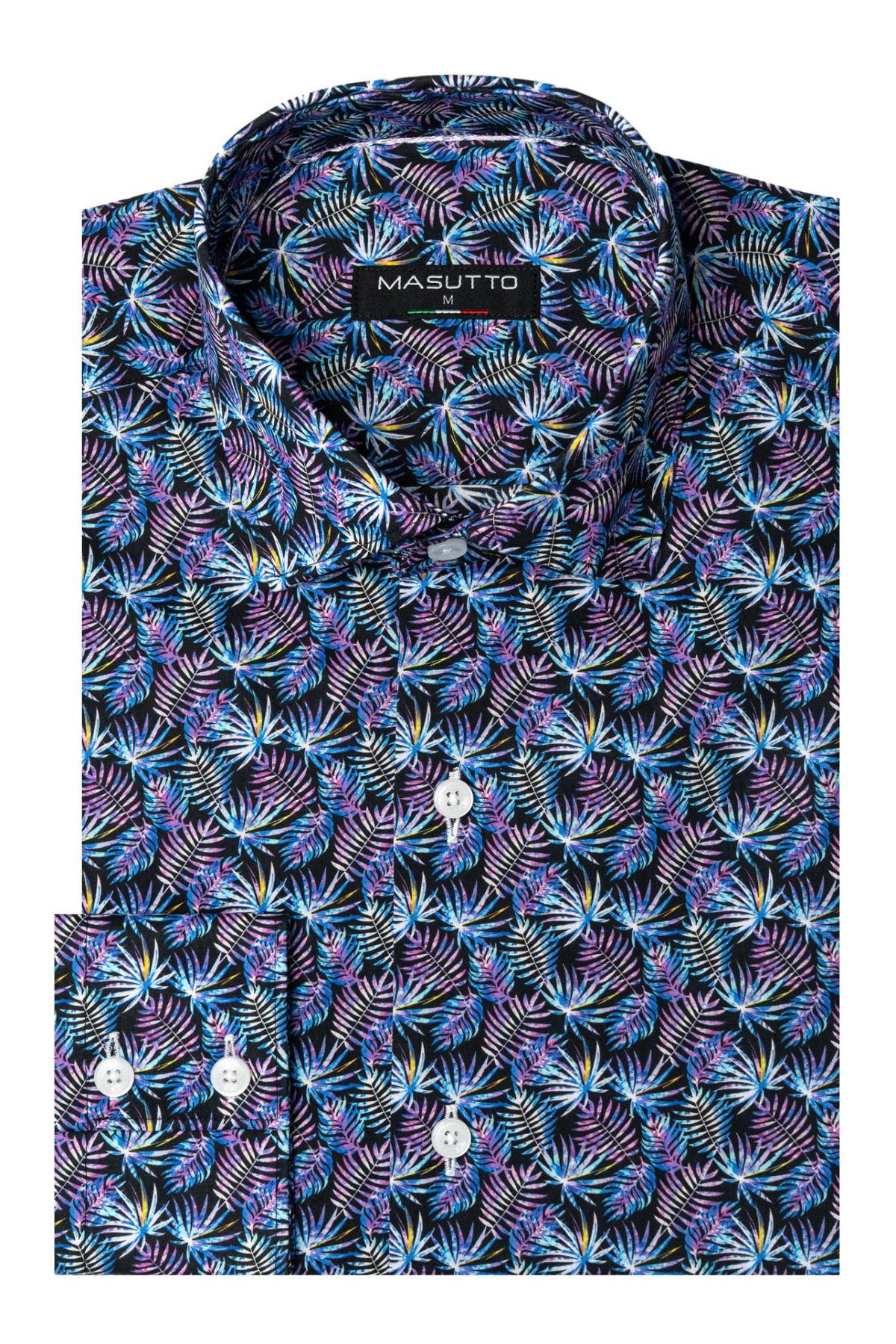 MASUTTO ADOLFO/18 LONG SLEEVE BUTTON DOWN SHIRT
