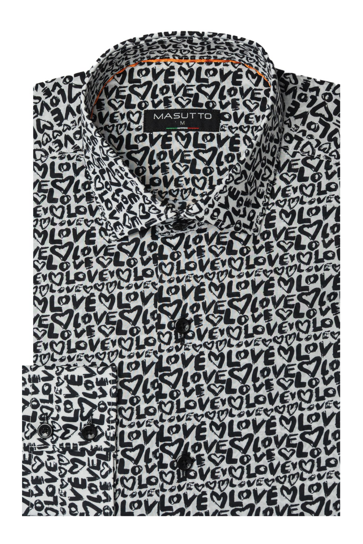 MASUTTO BLOOM/05 LONG SLEEVE BUTTON DOWN SHIRT