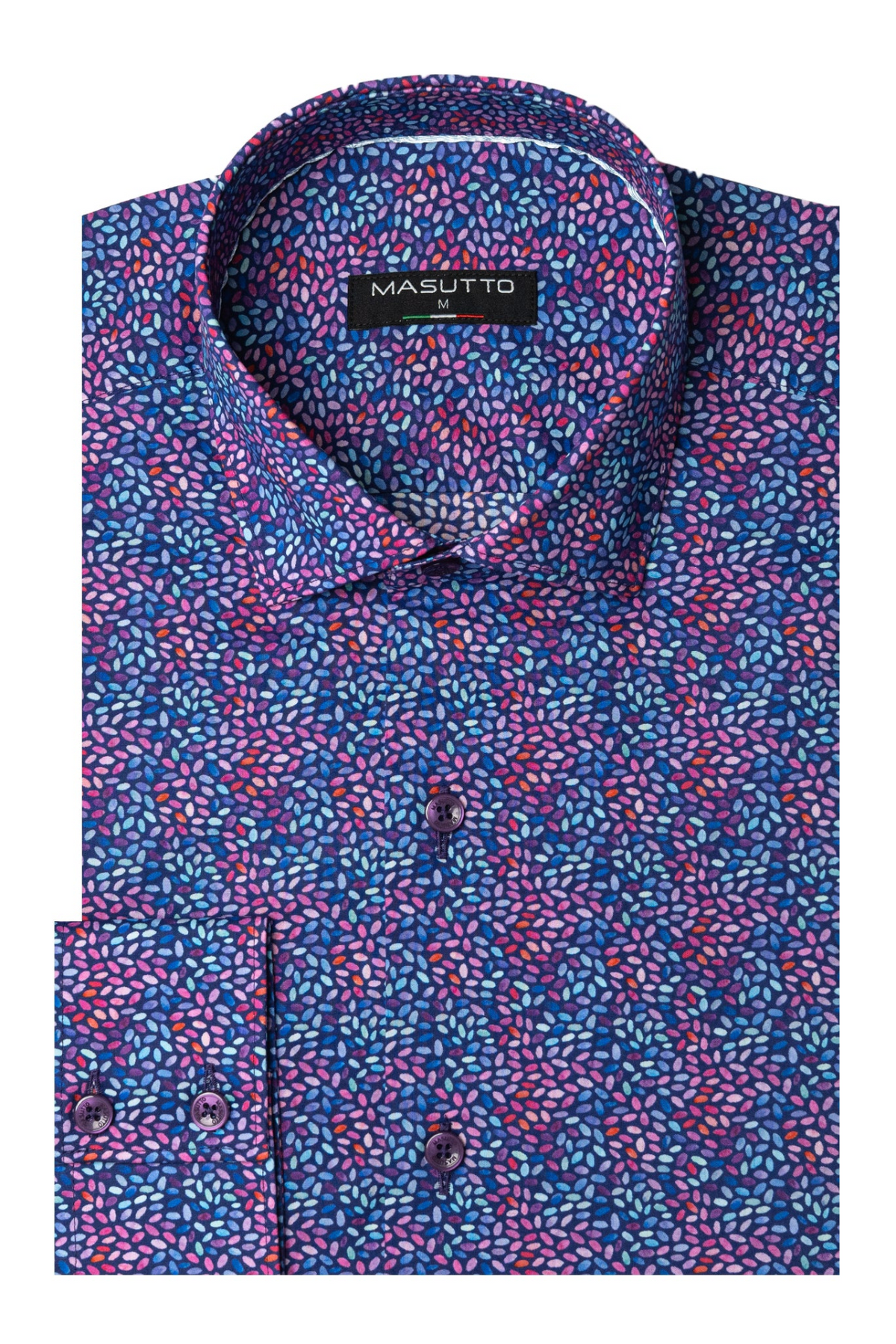 MASUTTO BITTO/92 LONG SLEEVE BUTTON DOWN SHIRT