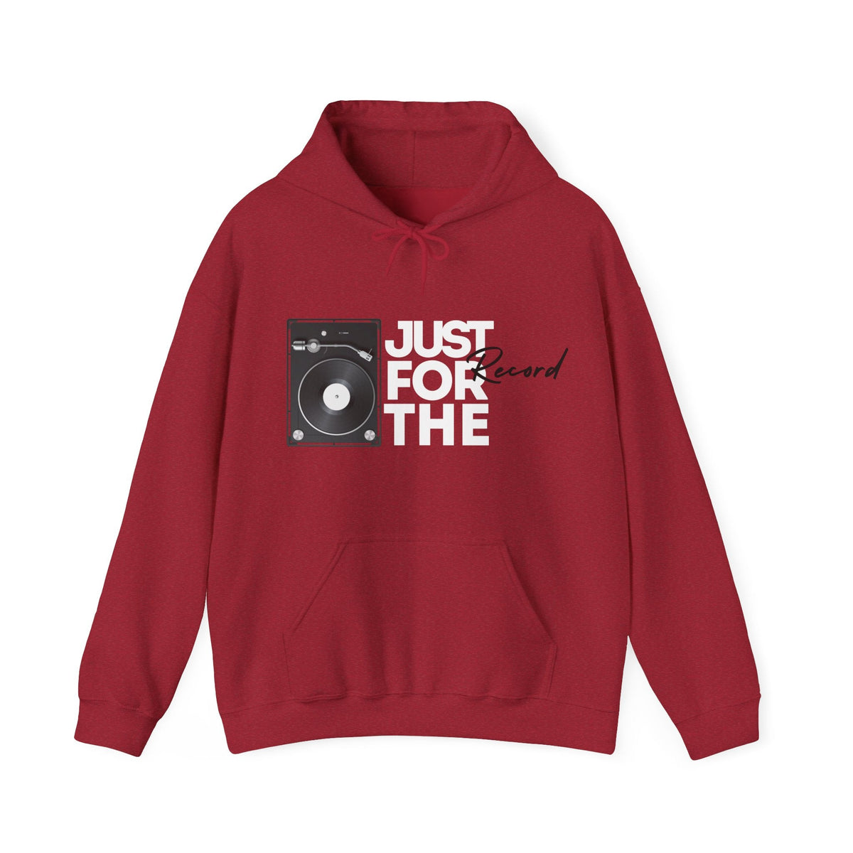 Just for the Record Men's Vinyl Record Hoodie