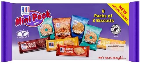 12 x Hill Mini Pack Mix - 246g