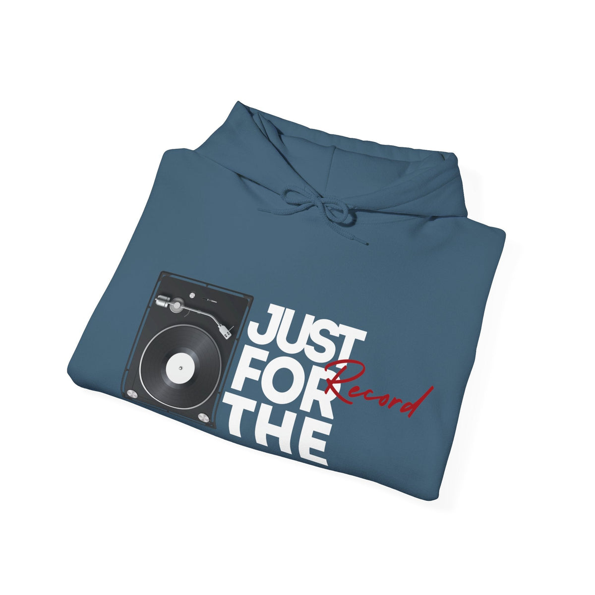 Just for the Record Men's Vinyl Record Hoodie