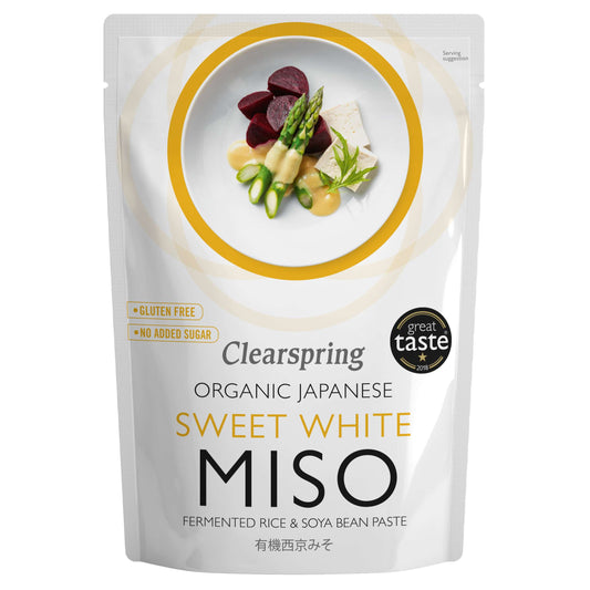 Clearspring Organic Sweet White Miso Pouch 250g
