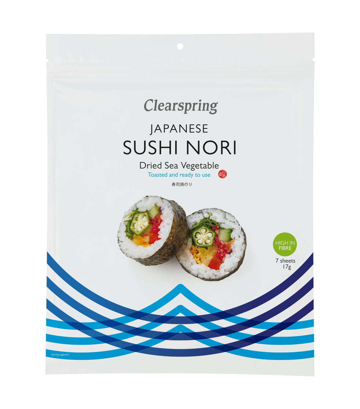 Clearspring Sushi Nori Toasted Seaweed Sheets | 17g