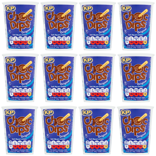 KP Choc Dips Original 28g – Caja de 12
