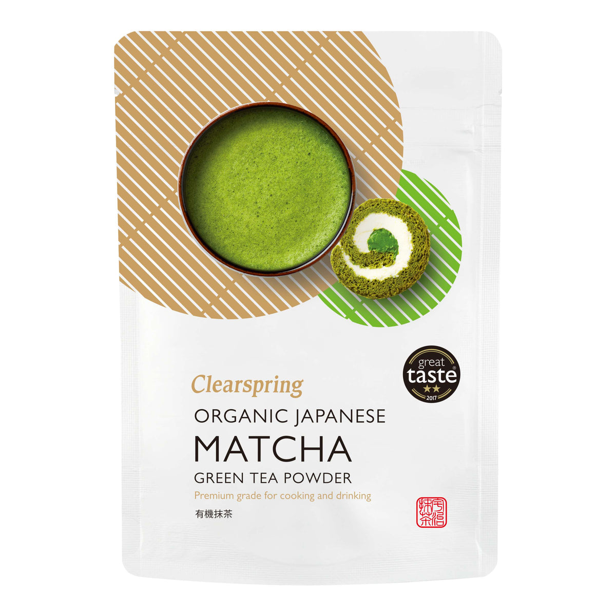 Clearspring Té Matcha Verde Orgánico en Polvo Grado Premium - 100g