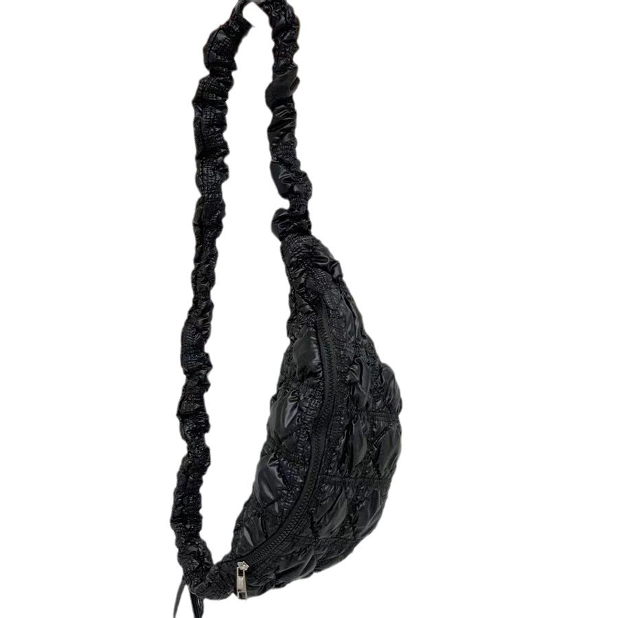 Women's Fashion Casual Cloud Pleated Shoulder Messenger Bag